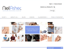 Tablet Screenshot of nielasher.com